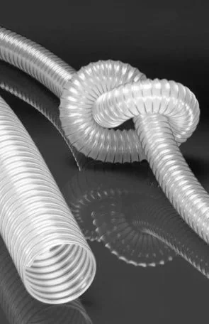 Furtun flexibil cu spirală metalică pentru racorduri de exhaustare